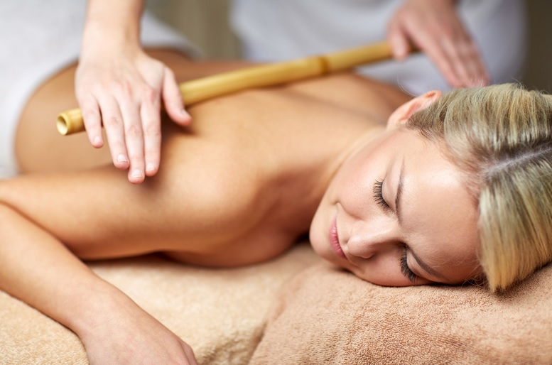 Bamboo stick massage